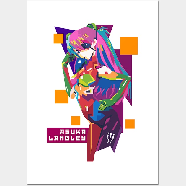 WPANIME - ASUKA LANGLEY Wall Art by GeeksStore